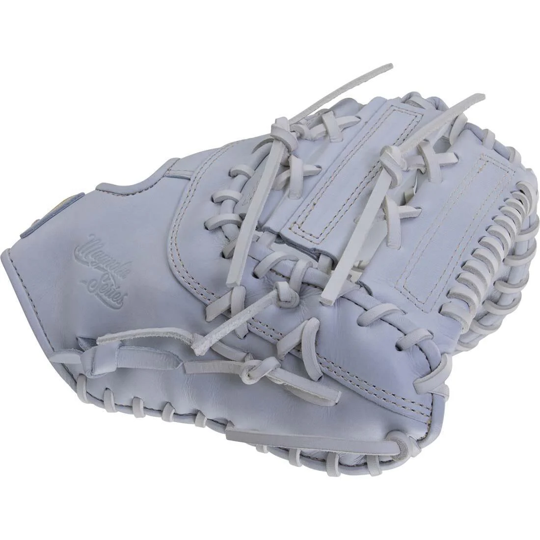 Marucci Magnolia M-Type 39S3 13" Dual Bar Web Fastpitch First Base Mitt: MFGMGM39S3FP-W - Image 4